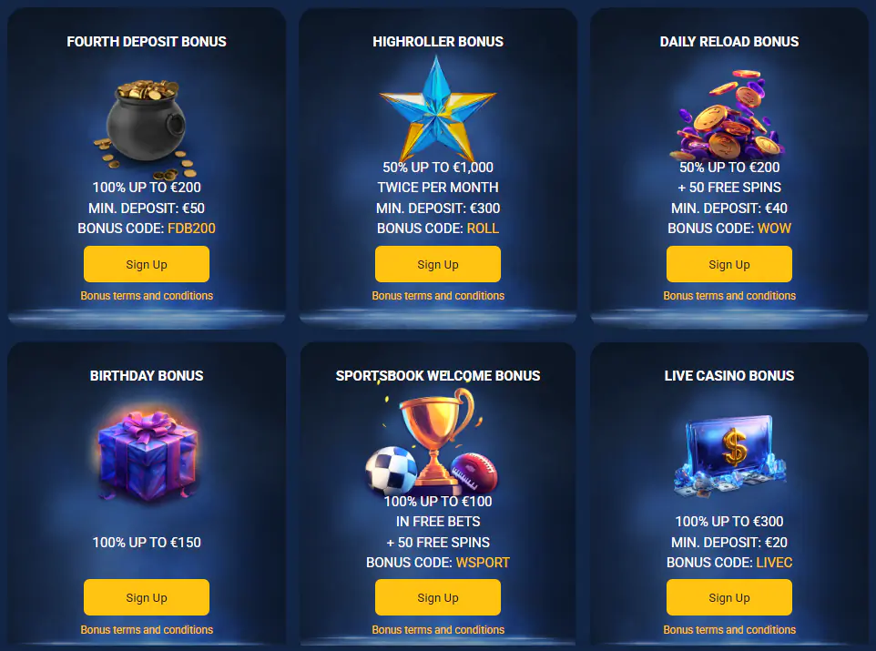 Bonuses and Promotions at Jackpoty Casino
